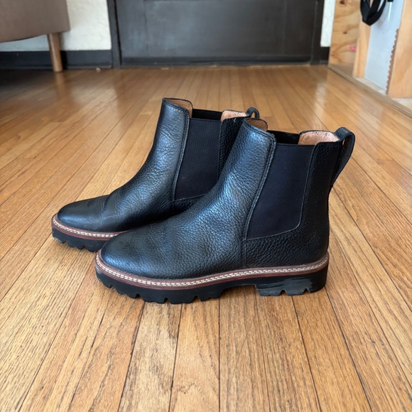 MADEWELL Black Leather Chelsea Boots with Box - Picture 2 of 4